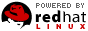 Powered by Red Hat Linux